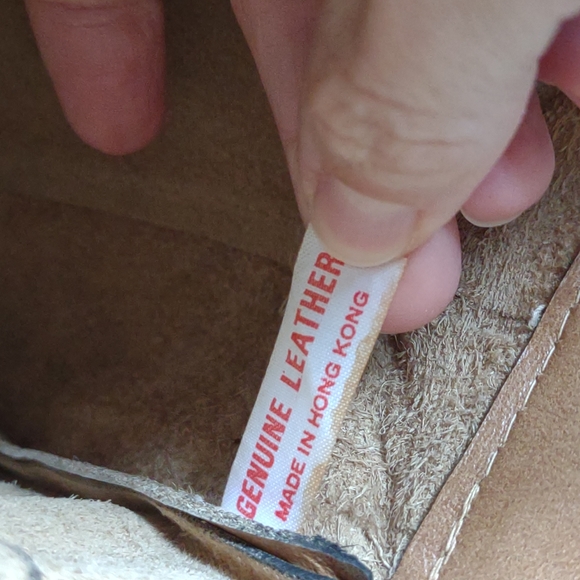 Vintage Leather Clutch Purse - Picture 3 of 4